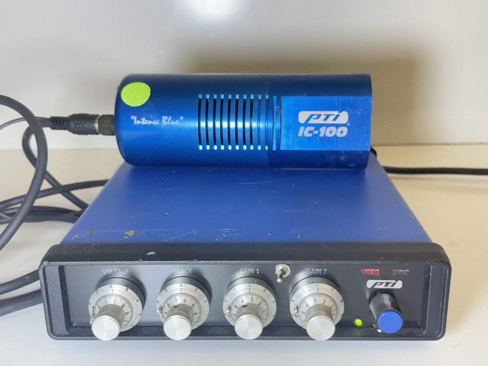 PTI Photon Technology Int. IC-100 Microscope Camera Intense Blue w/ Controller