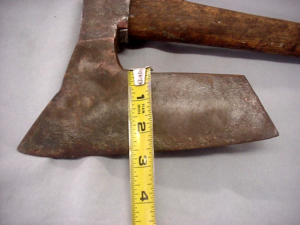 Antique Goosewing Broad Hewing Axe Blacksmith Made