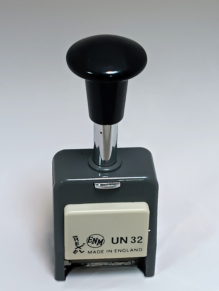 Rexel ENM Automatic Numbering Machine, Vintage Letterpress Machine