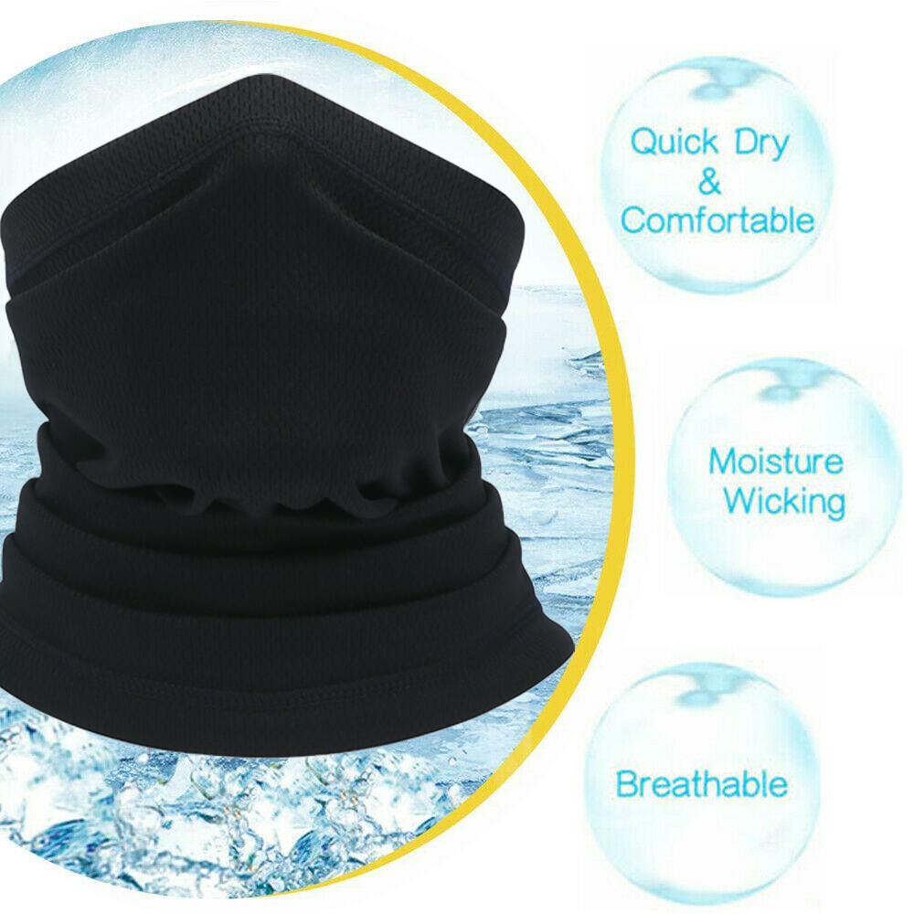 Neck Gaiter Bandana Face Mask Sun UV Cooling Gator Mask Face Cover for Men Woman