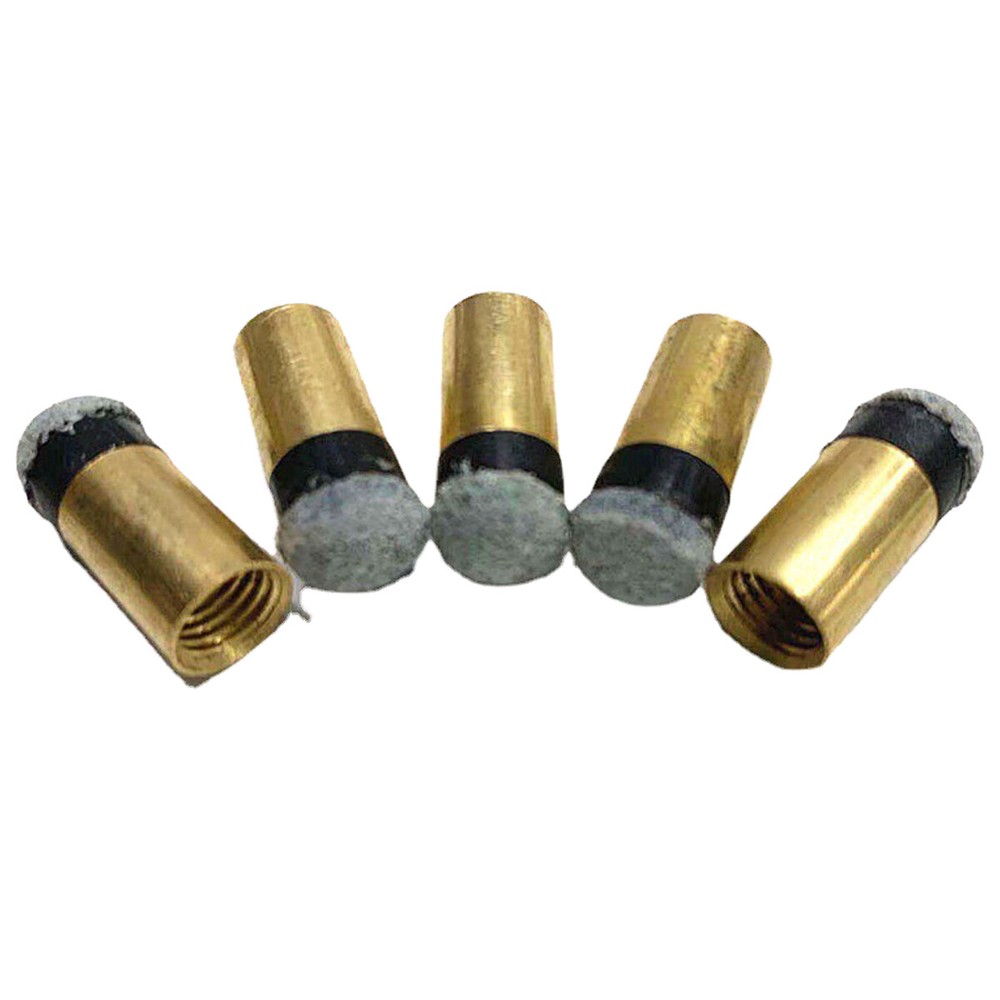 1pc Billiard Screw-on Tips with Pool Cue Stick Ferrules Soft Grey Tips