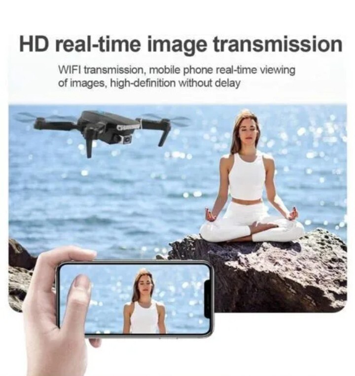 RC Drone HD Pro Wide Angle Camera WIFI FPV Foldable Drone Dual Camera Quadcopter