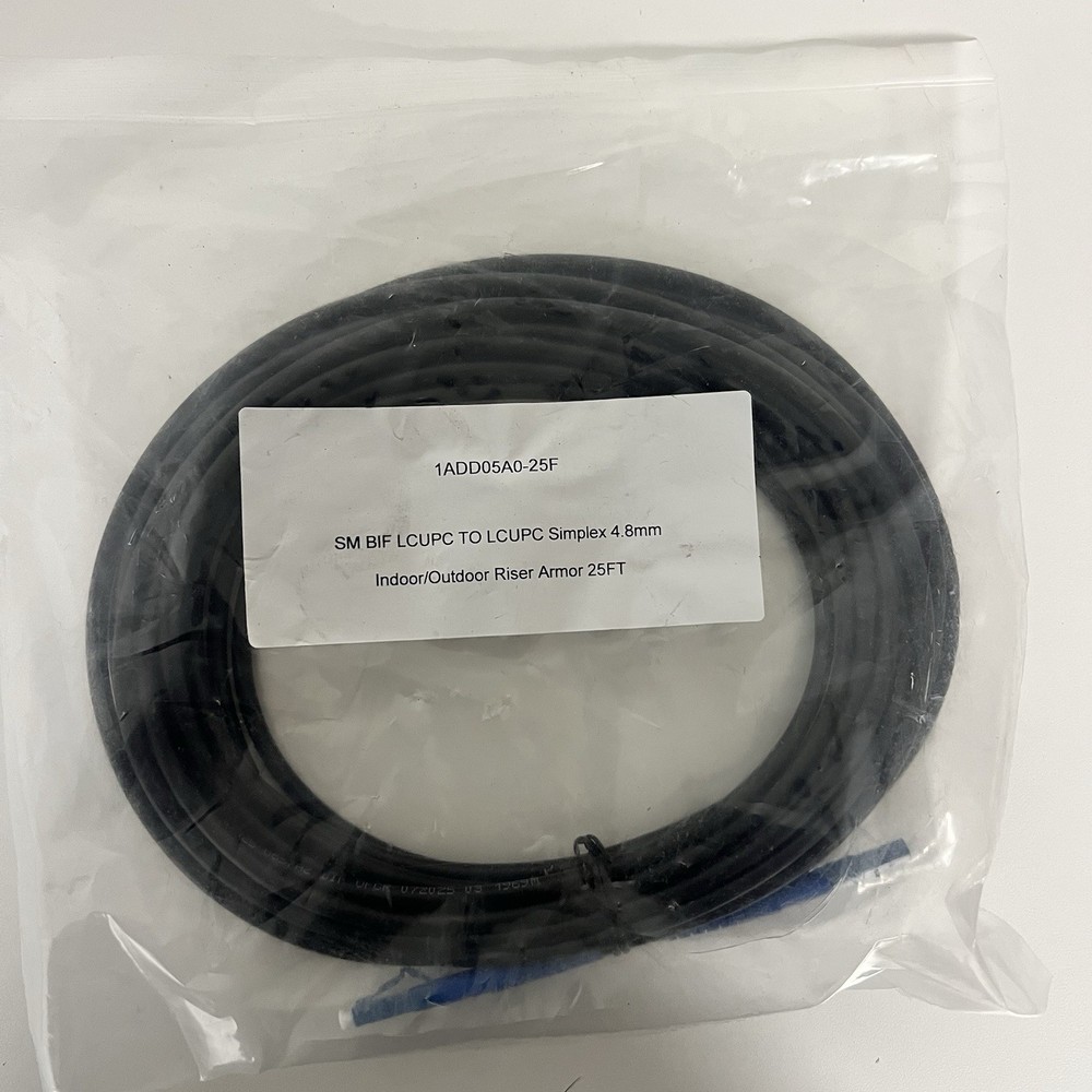 LCUPC TO LCUPC Simplex 4.8mm SM BIF 25FT