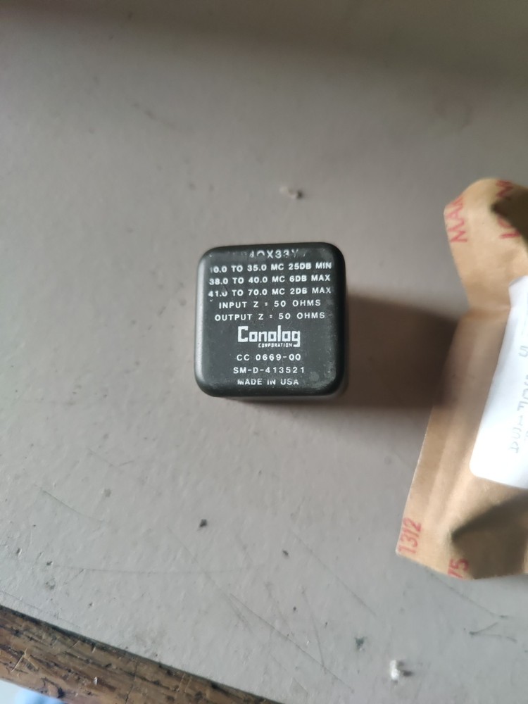 Conolog High Pass Filter