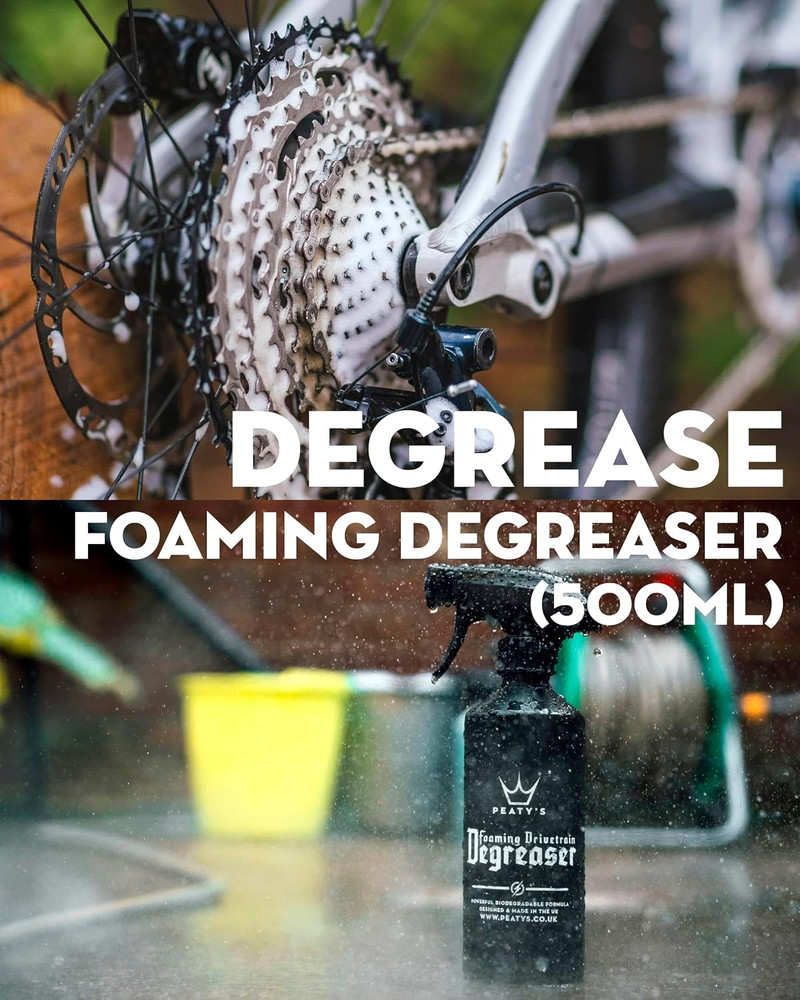 Bicycle Cleaning Kit - Wash, Degrease, and Lubricate, Clear, 55.00 Fl Oz (Pack o