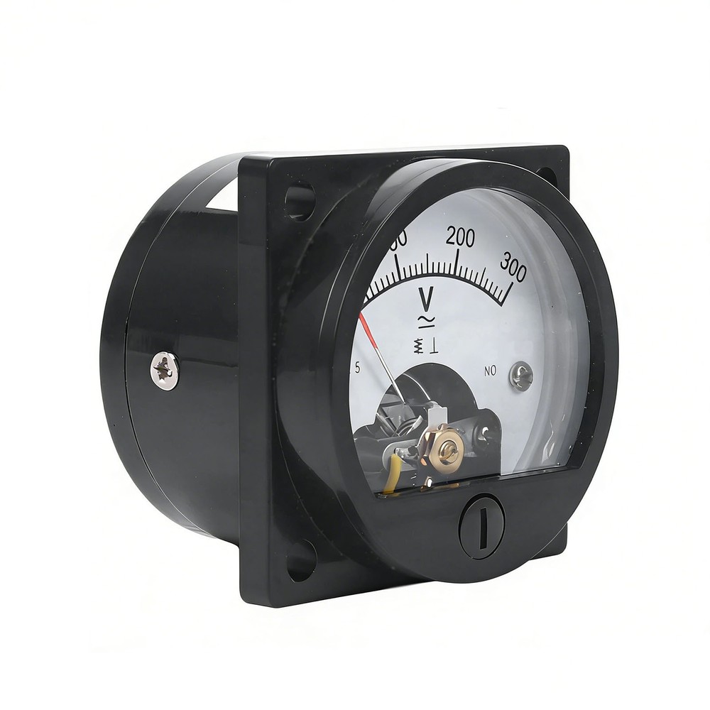 US Stock AC 0 ~ 300V Round Analog Volt Pointer Needle Panel Meter Voltmeter