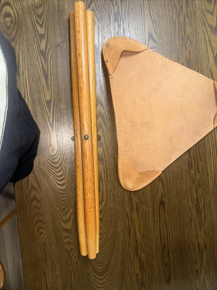 Leather Horse Saddle Stools
