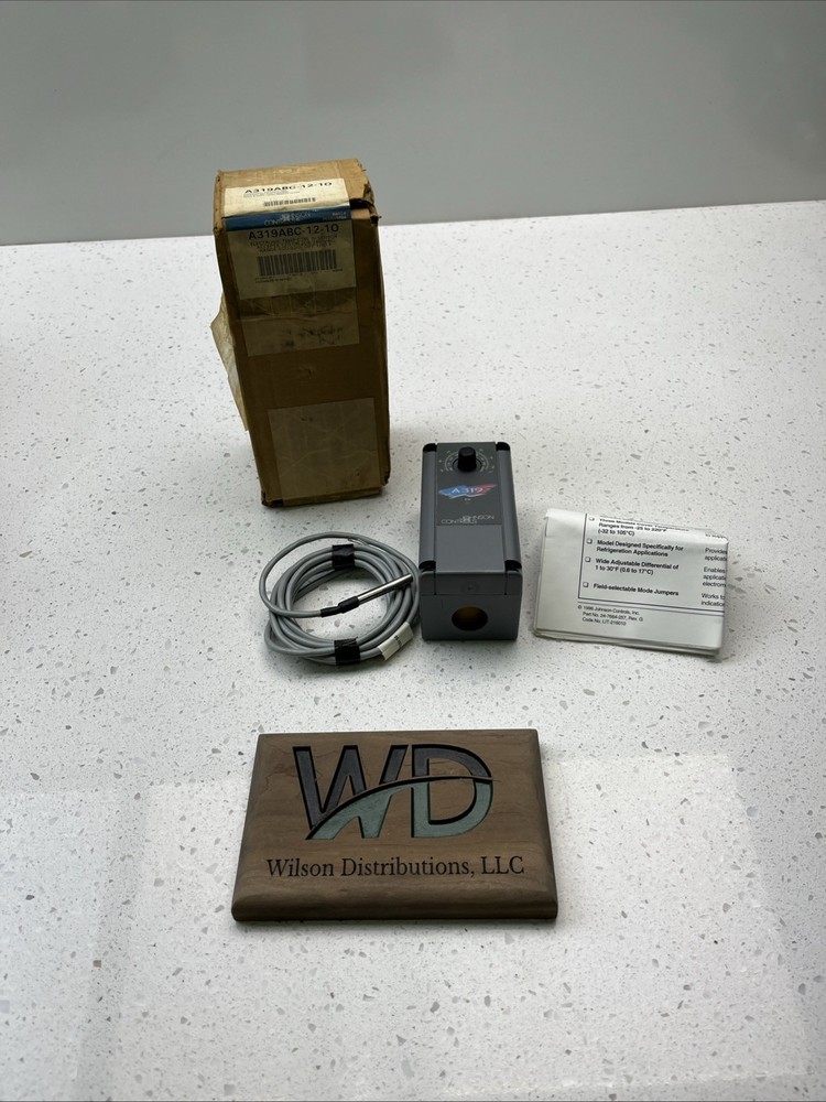 A319ABC-12-10 Johnson Controls Temp. Controller With Sensor