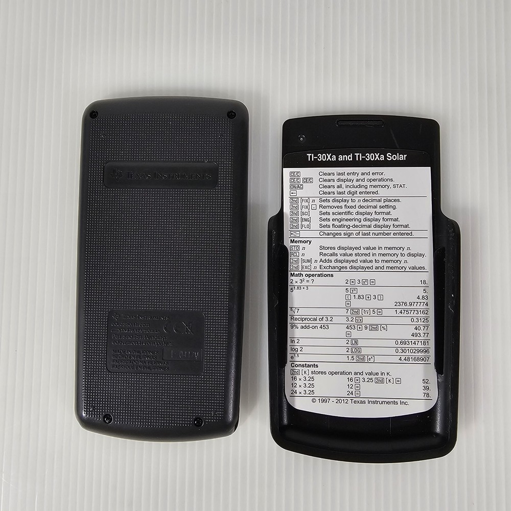 Texas Instruments Ti-30Xa Calculator