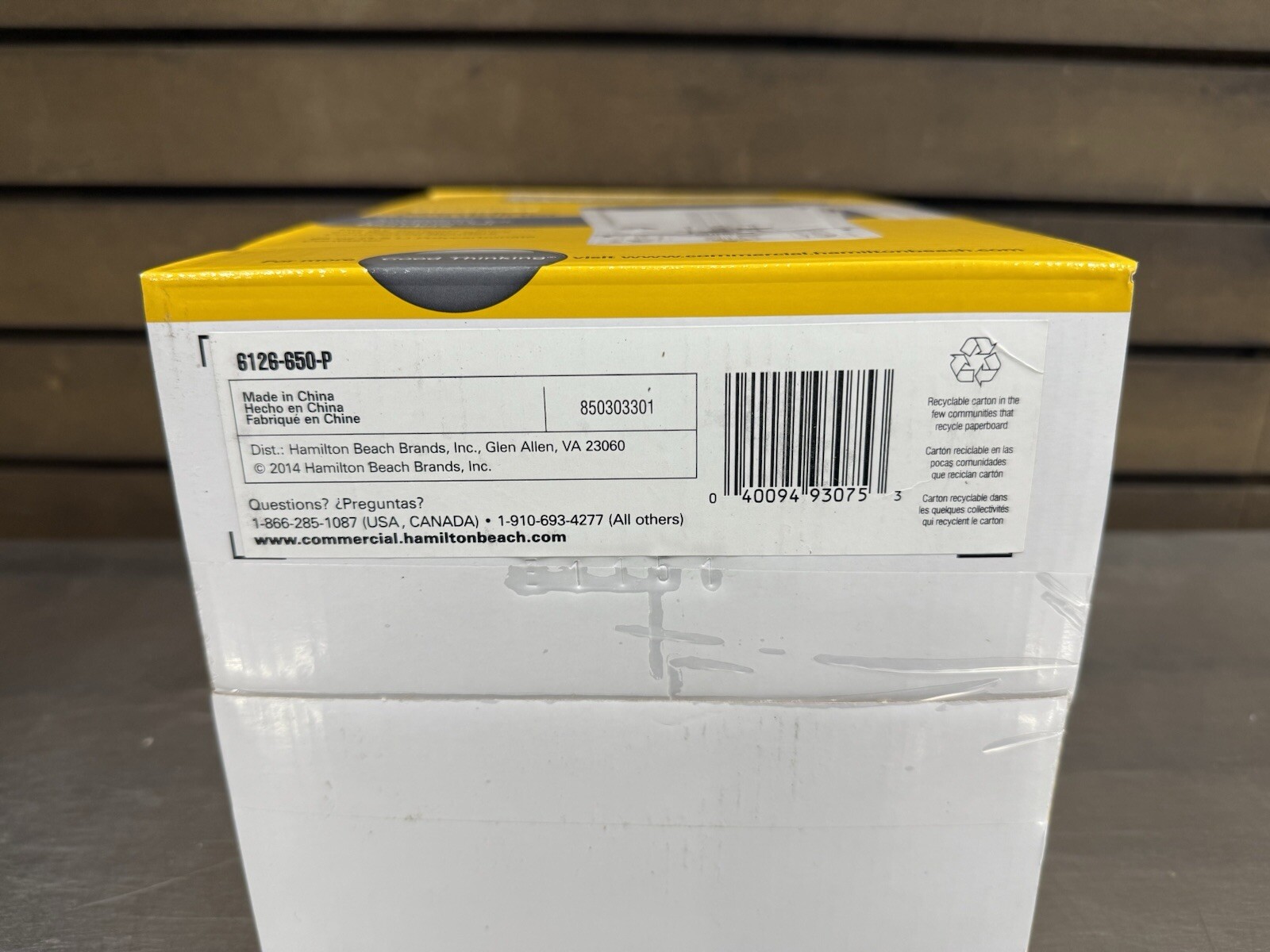 Hamilton Beach 6126-650-P PEANUTS ONLY Blender Container Assembly 64oz NEW