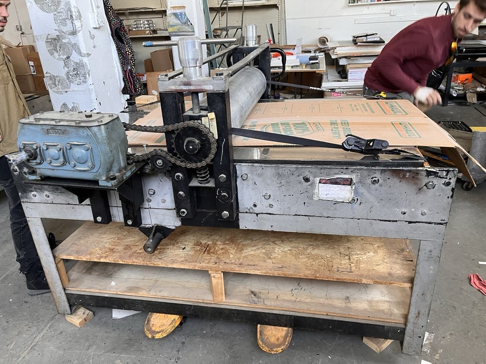 used printmaking etching press