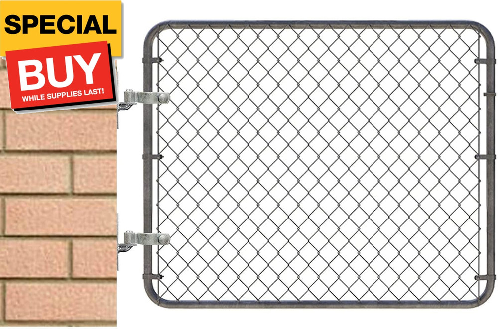 2 Pcs Chain Link Fence Gate Post Hinge for Outside Diameter Post/Pipe, Pressed S