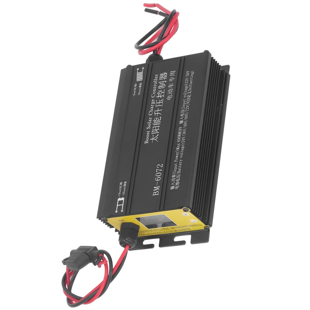 600W MPPT Boost Solar Controller 12-50V Input Step Up Controller.