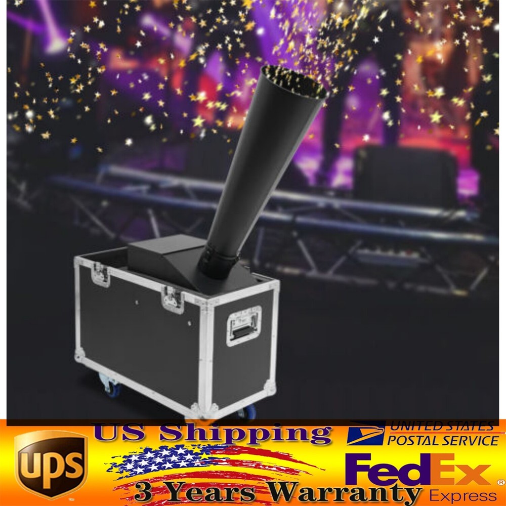CO2 Confetti Launcher with Flight Case – 19.68 ft High Blaster