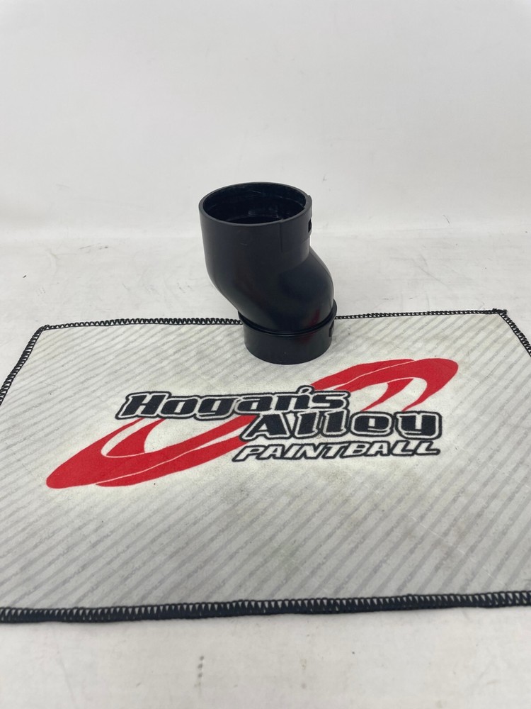 Offset Elbow for Cyclone Feed Hoppers - Black
