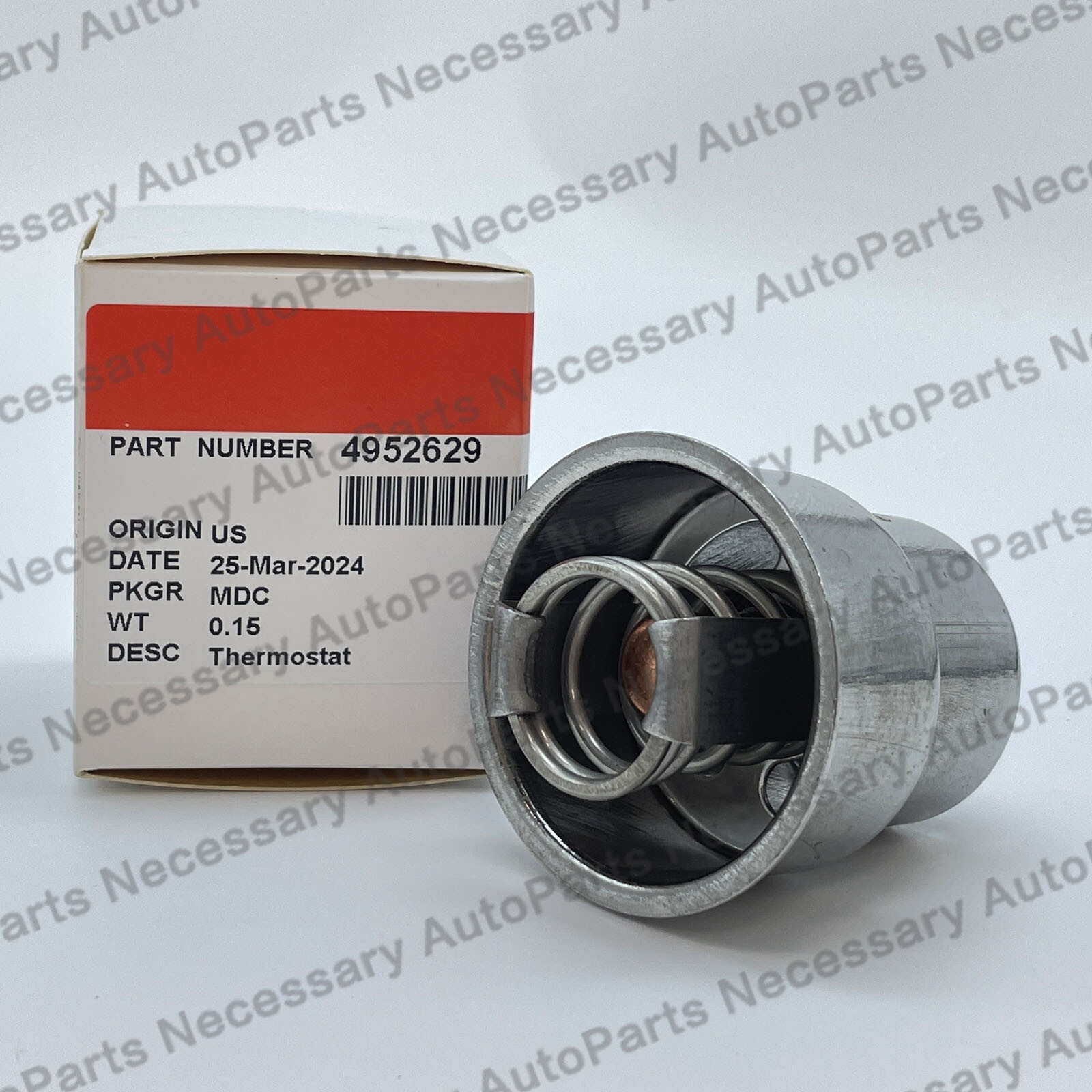 OEM FOR Cummins 4952629 Thermostat 15 liter ISX/QSX engines. 235F