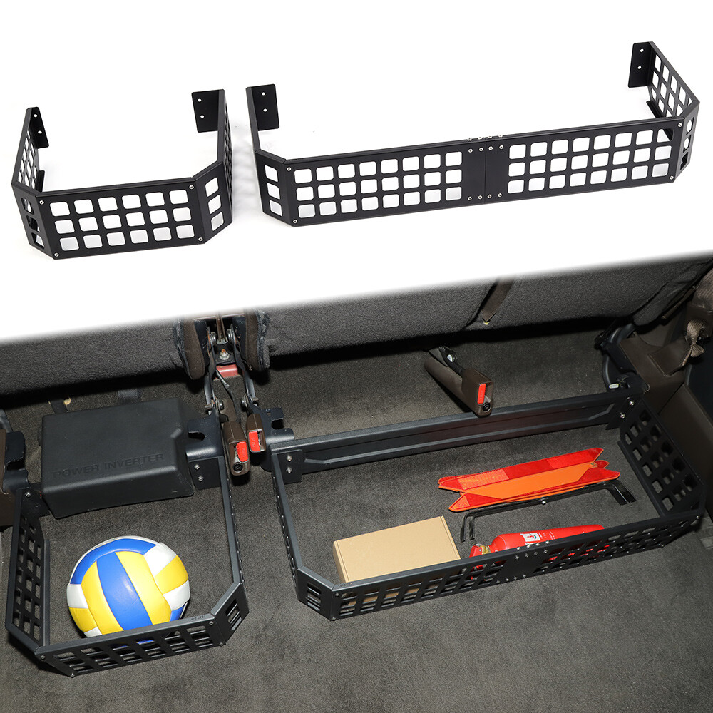 🌟Rear Under Seat Storage Expansion Rack Bracket Shelf Organizer For F150 2015+