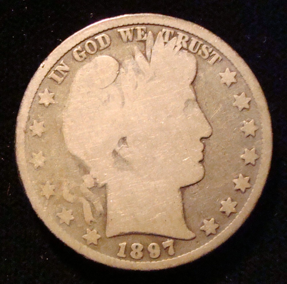 1897 Barber Half dollar