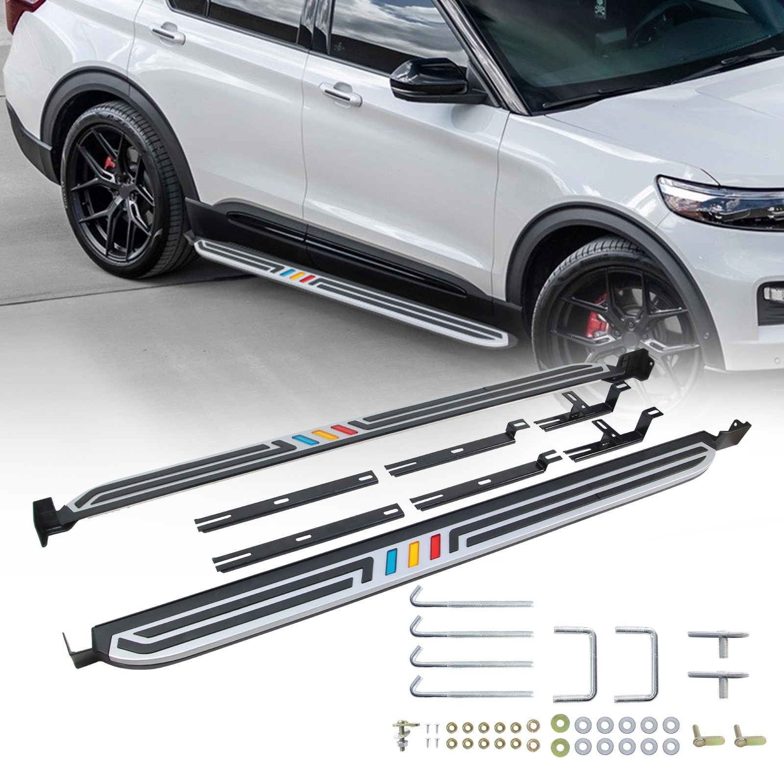 Running Boards Side Step Nerf Bars For 2018-2025 Chevy Equinox