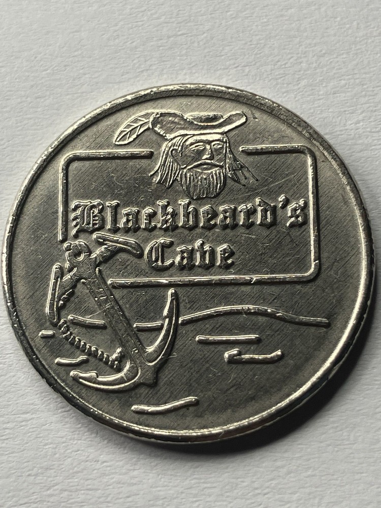 RARE Blackbeard’s Cabe Arcade Token Defunct #uf3