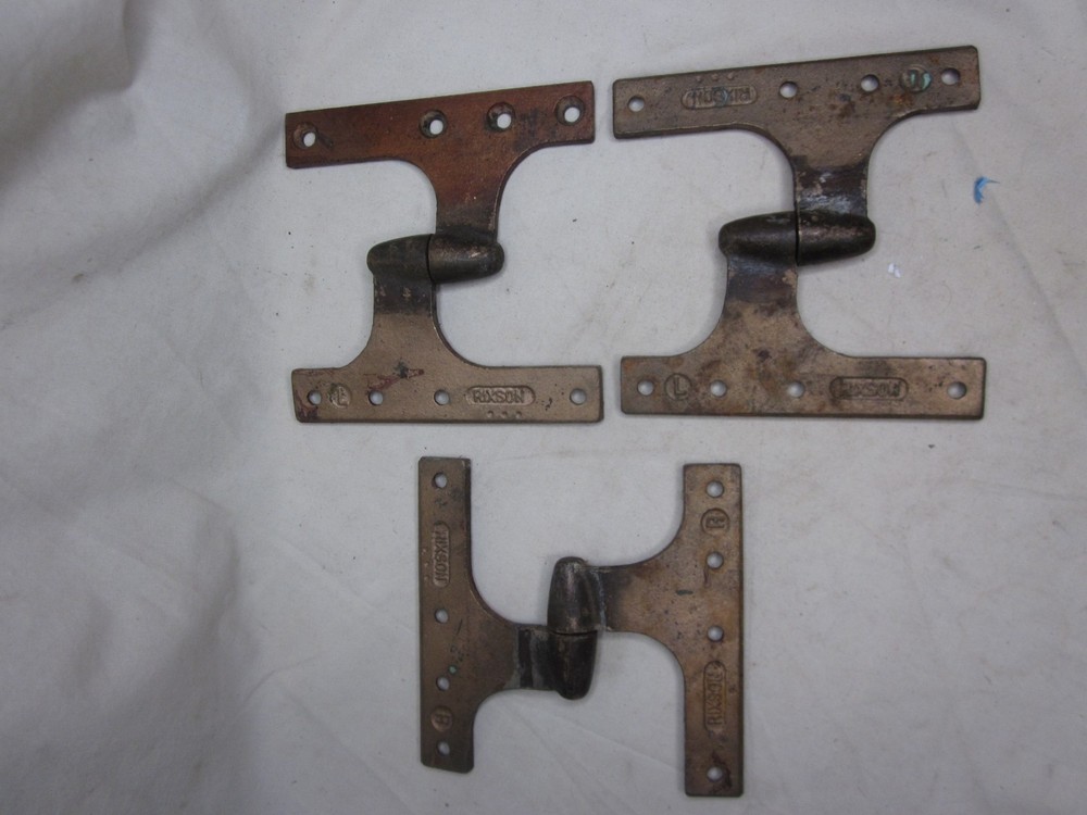 vintage RIXSON hinges 5" x 5" old pivot hinge *PLEASE NOTE: R L & RL