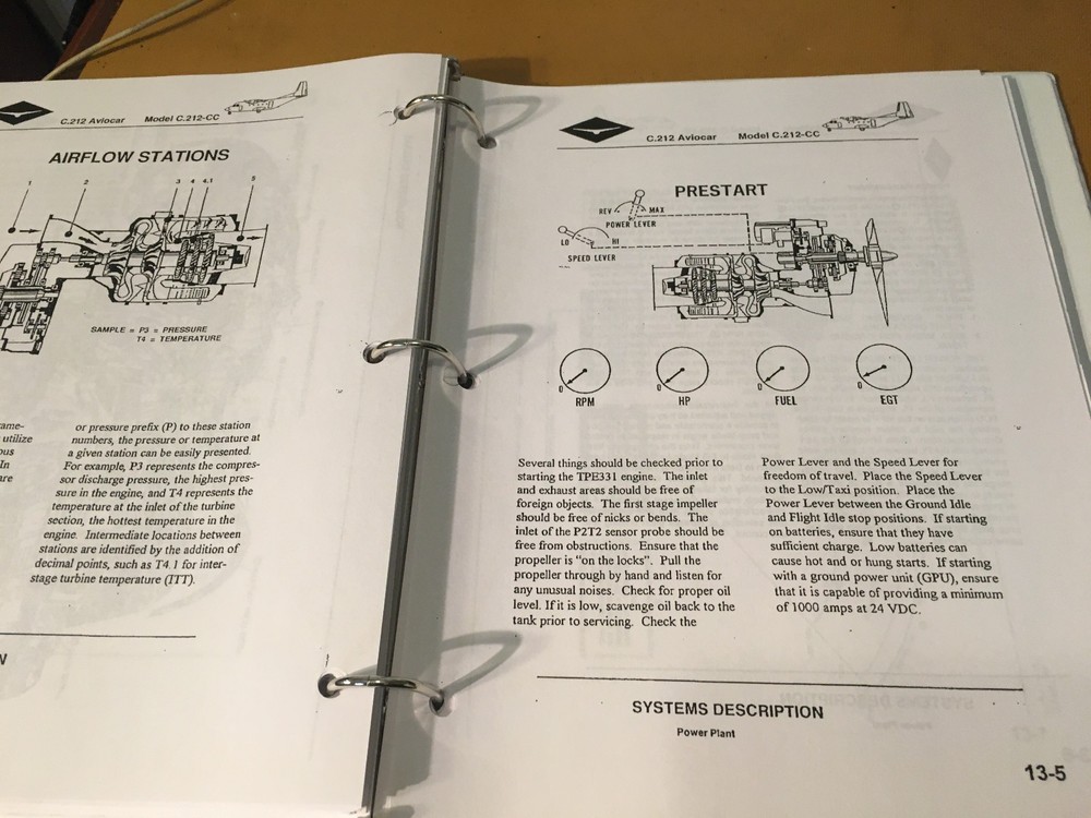 CASA C-212 Aviocar Model C-212-CC Airplane Systems & Reference Manual
