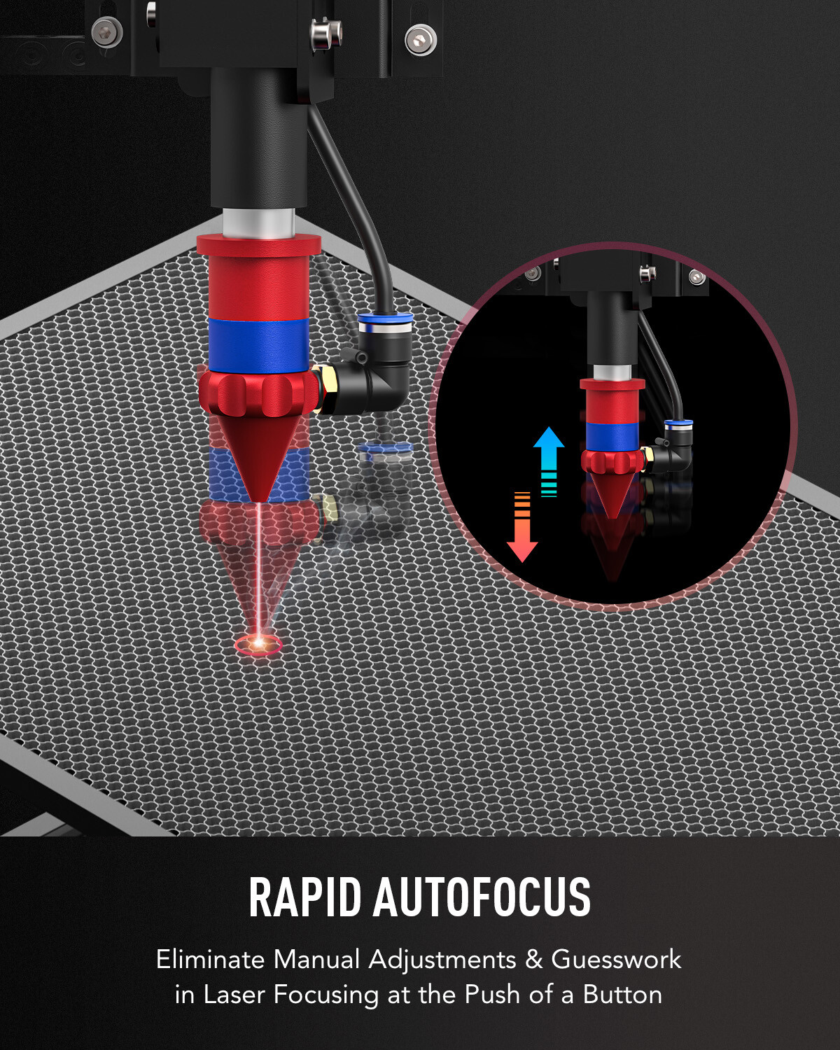 OMTech AF3551-130 130W CO2 Laser Engraver Cutter Cutting Engraving Machine 2023