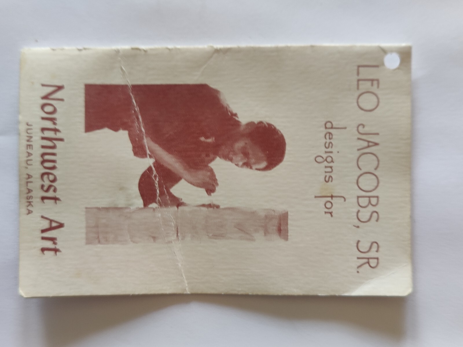 NORTHWEST COAST BEAVER NECKLACE MASK BY MASTER CARVER LEO JACOBS SR MASK BY