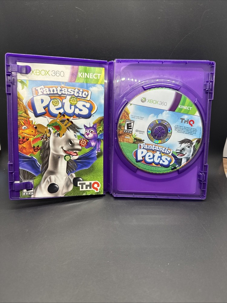 Microsoft 1414 Xbox 360 Kinect Sensor Bar Black plus 2 games untested