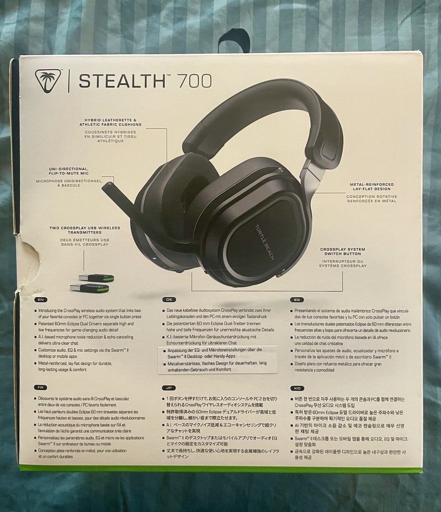 Turtle Beach Stealth 700 Gen 3 Wireless Multiplatform Gaming Xbox Headset Black