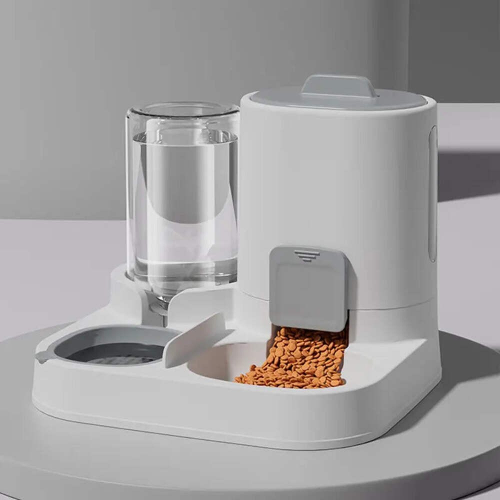 Large-Capacity Auto Gravity Cat Water Dispenser & Feeder