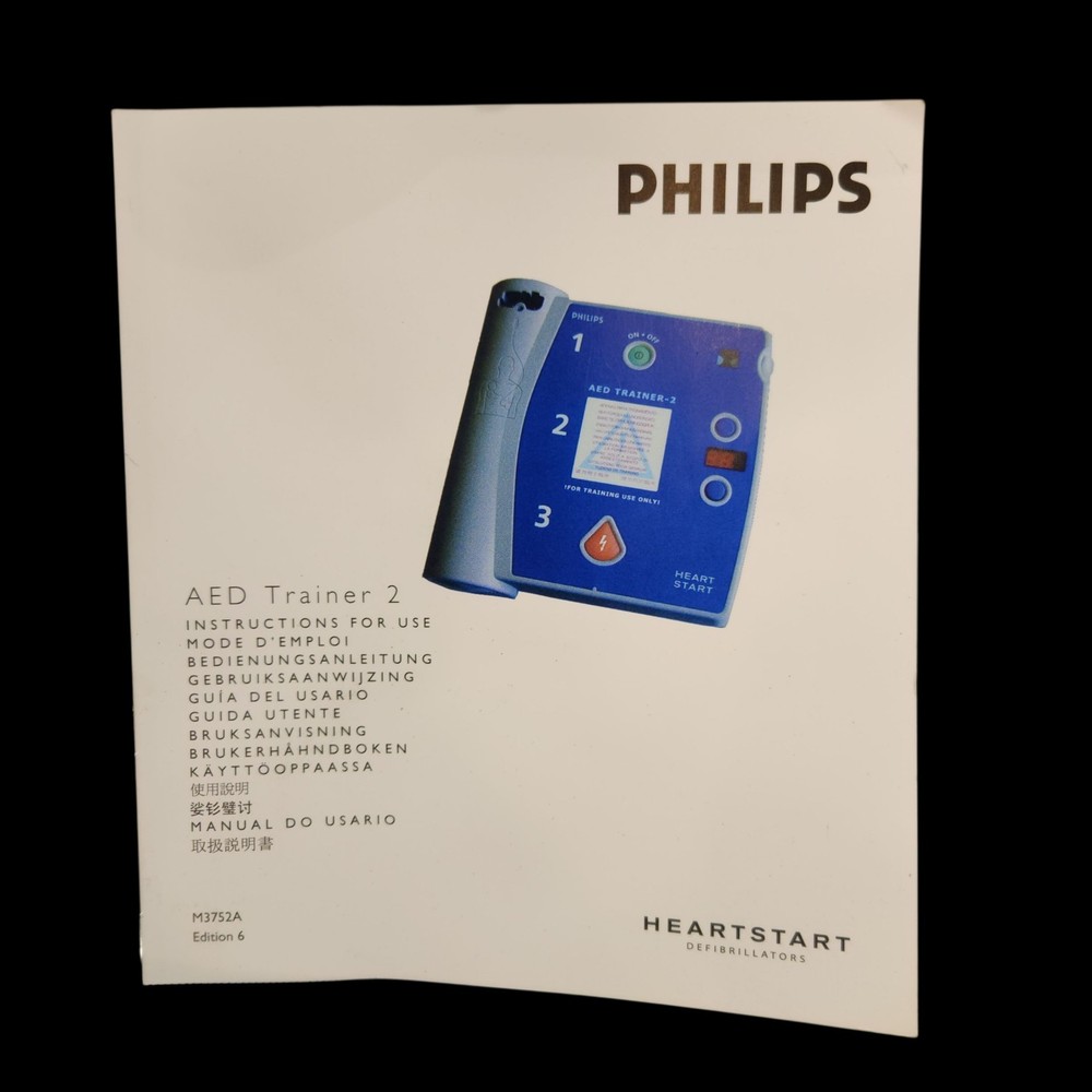 PHILIPS HeartStart AED TRAINER 2 Defibrillator Simulator Training Kit M3752A NEW