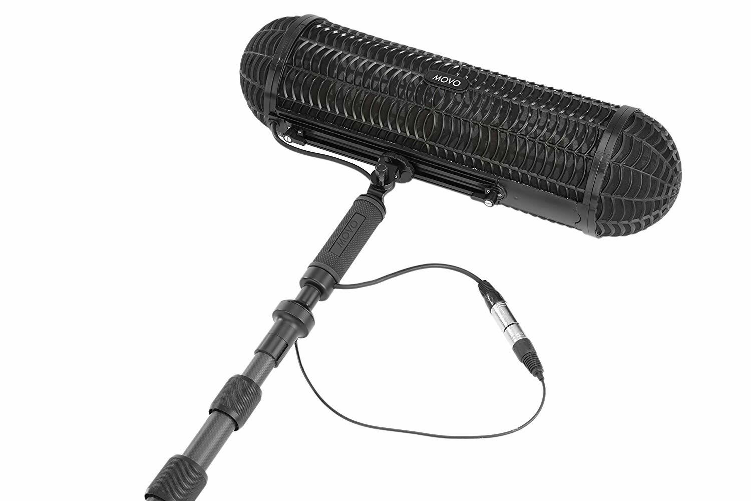 Movo BWS1000 Blimp Wind & Vibration Protection System for Shotgun Microphones