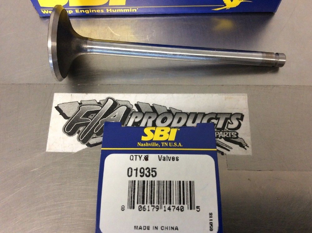 GM LS V8 2005 To 2009 4.8 5.3 6.0 Stock Valve Set SB International 02000 01935