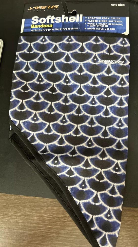 Seirus Softshell Bandana, Indigo, One Size
