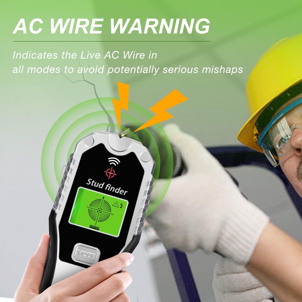 ASWKMOW Stud Finder Wall Scanner6 in 1 Multi-function Stud Finder Tool with U...