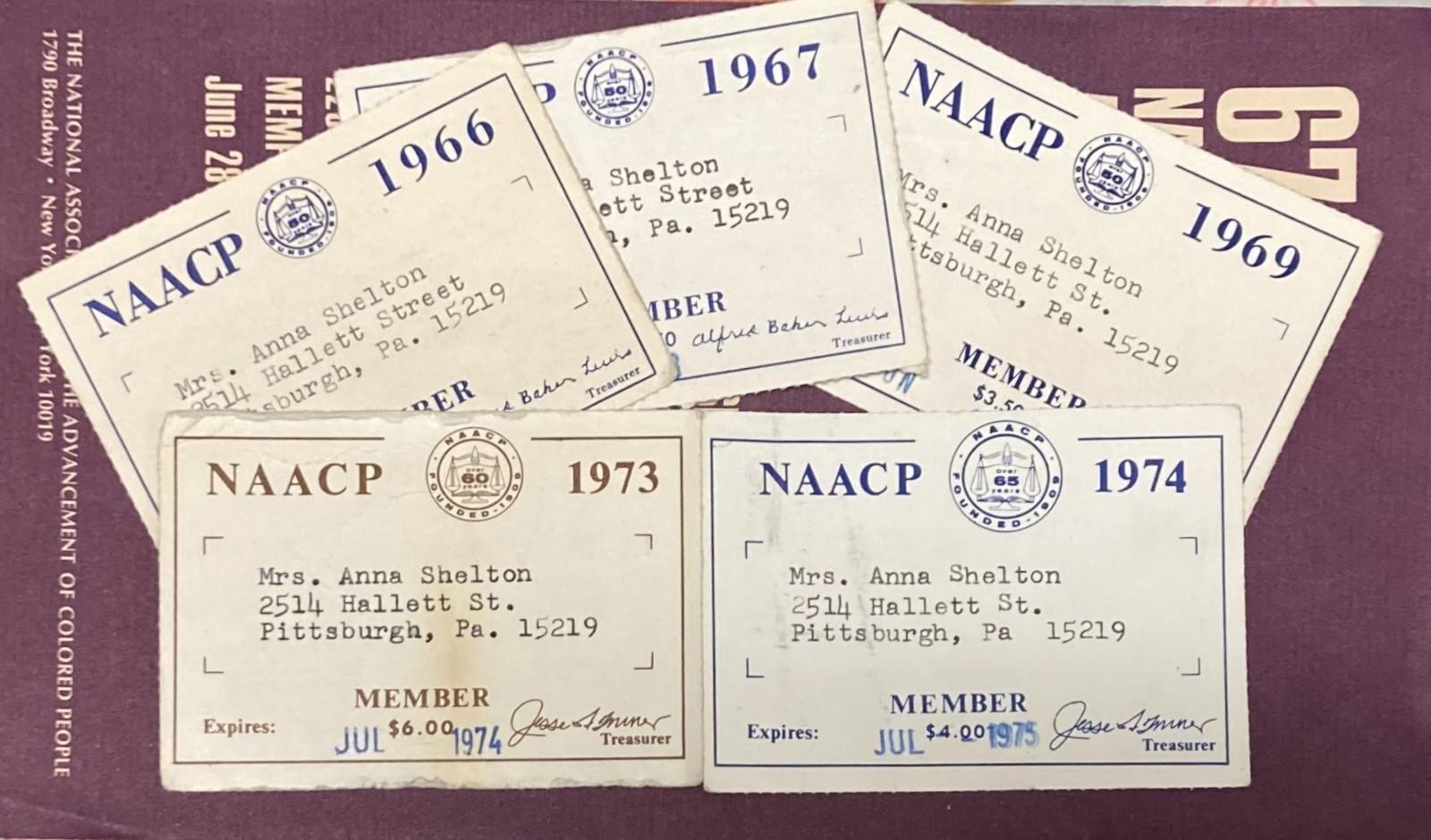 NAACP~Vintage 1950s-70s Lot~African American Ephemera Archive inc. Voting Poster