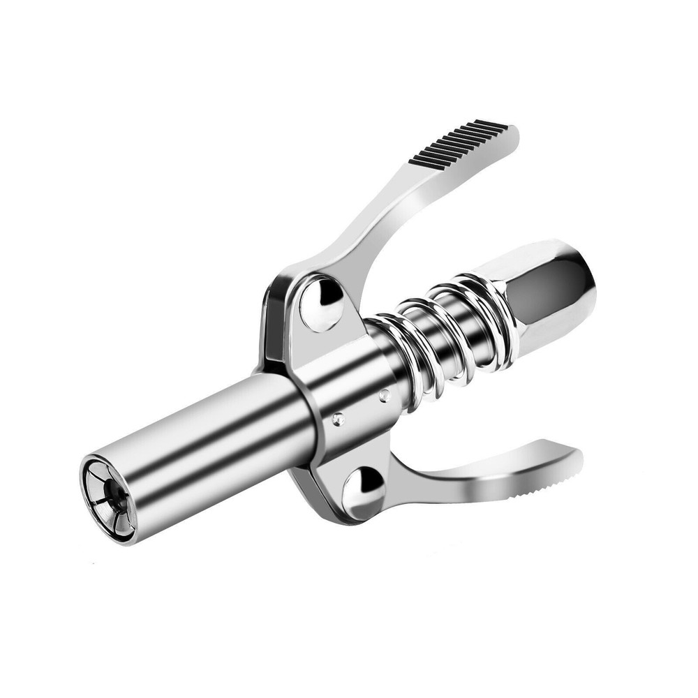 Grease Coupler Heavy-Duty Quick Release Grease Gun Coupler NPT 1/8"Double Handle