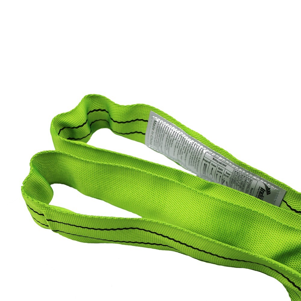 2Pack 4FT Endless Round Lifting Sling Crane Rigging Hoist Wrecker Recovery Strap