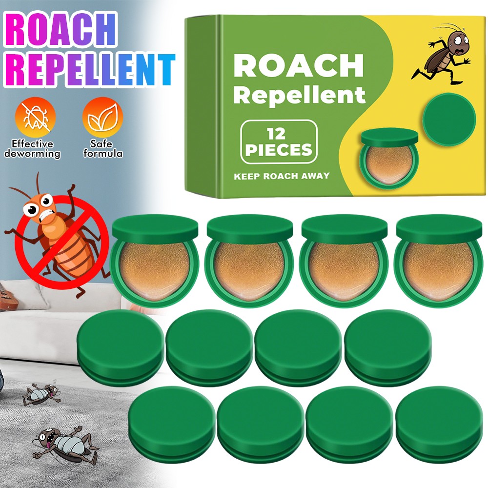 12PCS Cockroach Killer Control Roach Bait Stations for Small & Large Roaches US