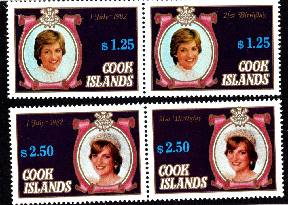 Cook Islands Scott 677-678 Mint never hinged.