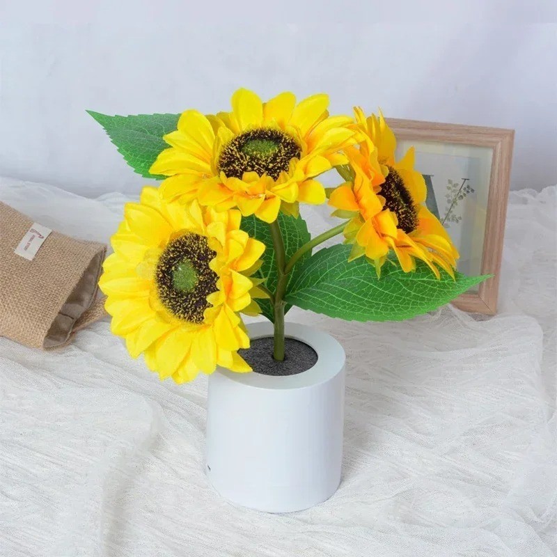 Decorative Sunflower Light | Rechargeable LED 🌻