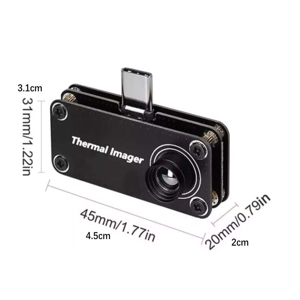 USB TypeC Thermal Imaging Camera for Android -20℃~1000℃ Tempreature Measuring