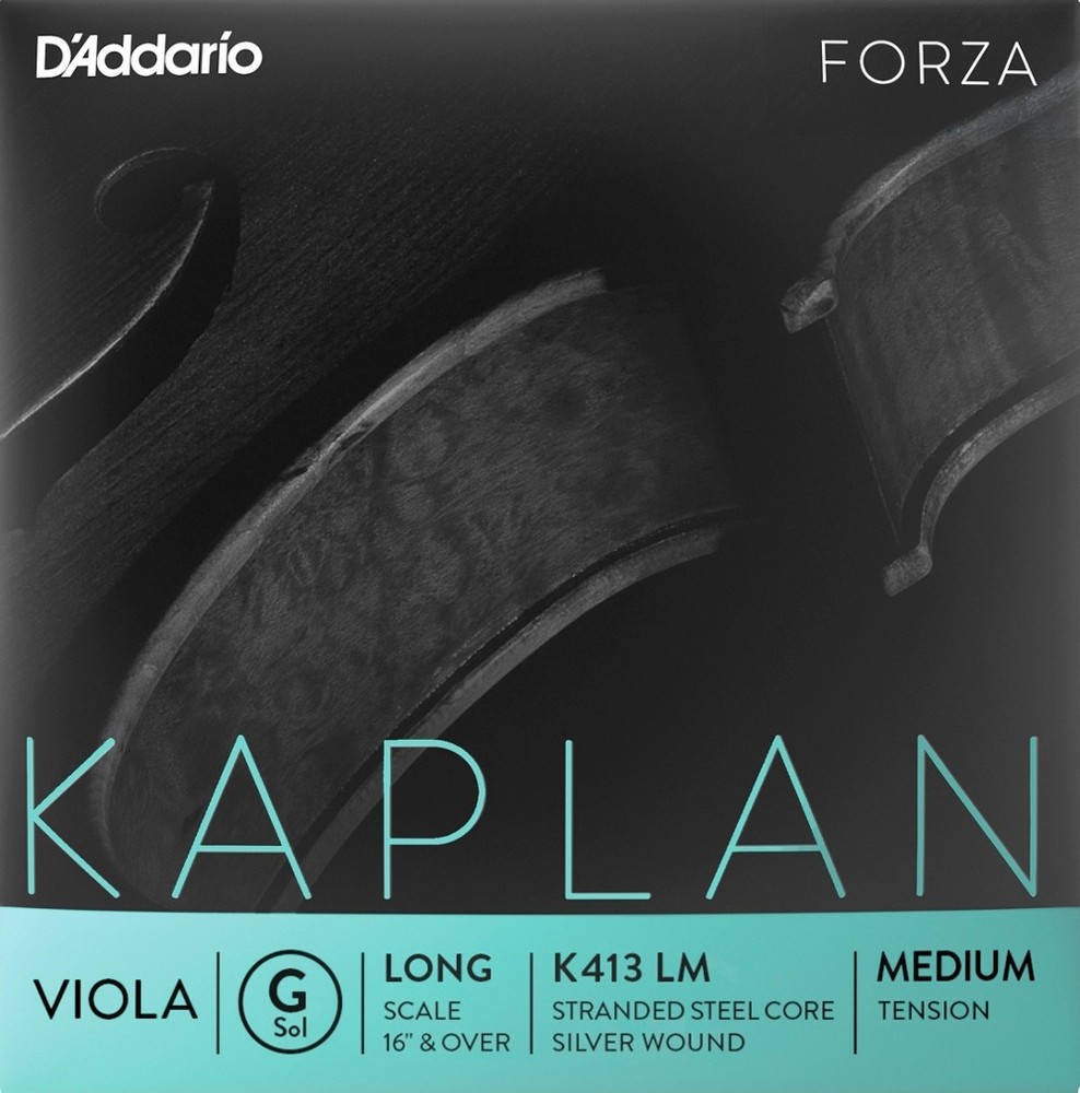 D'Addario Kaplan Series Viola G String 16+ Long Scale Medium