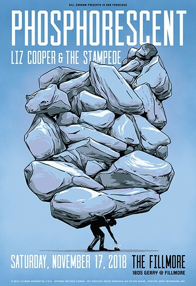 Mint Phosphorescent Fillmore Poster 2018 a