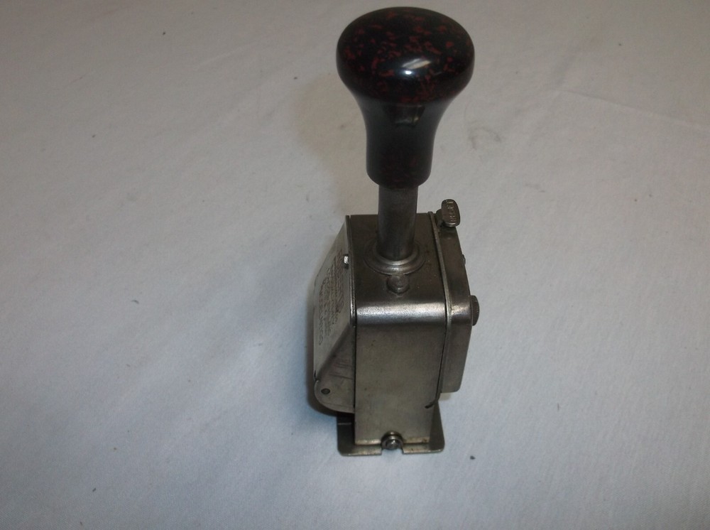 Vintage Roberts Numbering Machine Model No. 190
