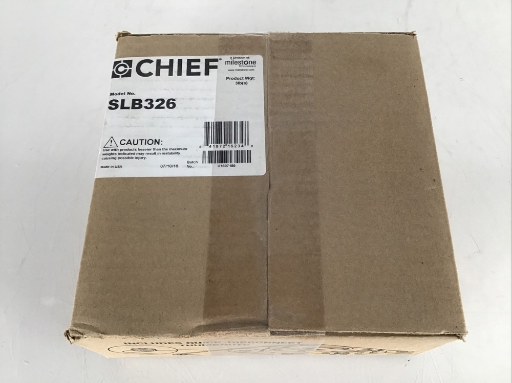 Chief SLB326 Custom Interface Bracket for RPA Projector Mount