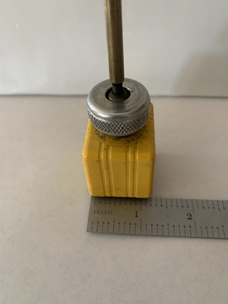 Enco Tiny Titan Base Indicator Mini Magnetic Base With Indicator Arm USA.