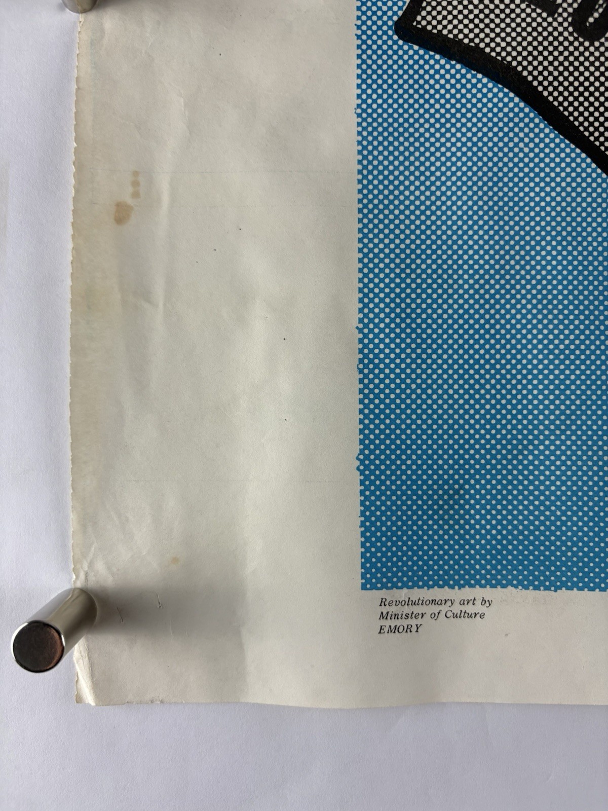 BLACK PANTHER PARTY Orig Poster 1969 BPP Emory Douglas ALL POWER TO THE PEOPLE