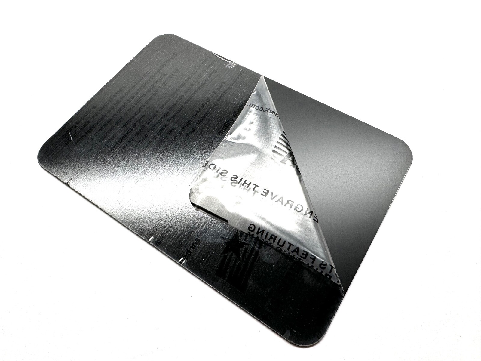 Rowmark High Impact Acrylic Plastic Sheet/Blank/Cut-Off 1/16" 1.5mm MATTE BLACK